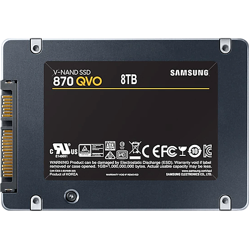Внутренний SSD-накопитель 8000Gb Samsung 870 QVO (MZ-77Q8T0BW) SATA3 2.5" УЦЕНКА