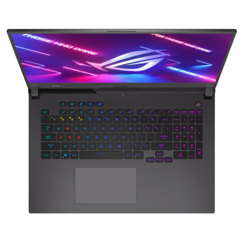 Ноутбук ASUS ROG Strix G17 G713RM-KH097 AMD Ryzen 7 6800H/16Gb/1Tb SSD/NV RTX3060 6Gb/17.3" FullHD/DOS Eclipse Gray