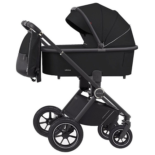Коляска 2 в 1 Carrello Ultimo CRL-6516 Pitch Black надувные колеса 2023