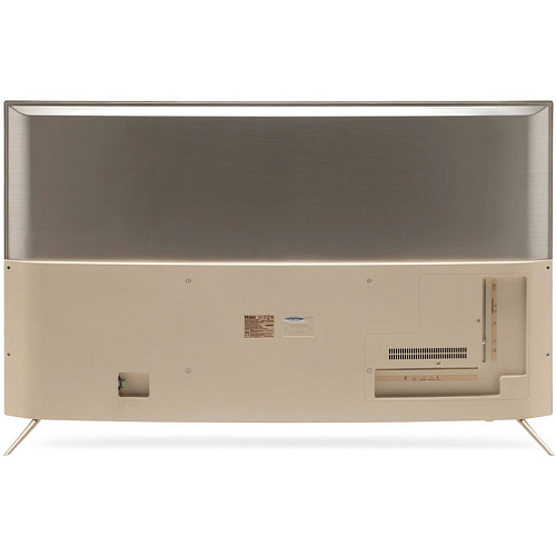 Телевизор 55" Haier LE55Q6500U (4K UHD 3840x2160, Smart TV, изогнутый экран) бежевый