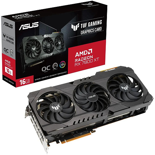 Видеокарта ASUS AMD Radeon RX 7800 XT OG OC Edition 16G 16384Mb, (TUF-RX7800XT-O16G-OG-Gaming ) 3xDP, 1xHDMI, Ret
