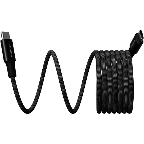 Кабель магнитный Type C - Type C 1.2m Magssory CBL001 60W Black
