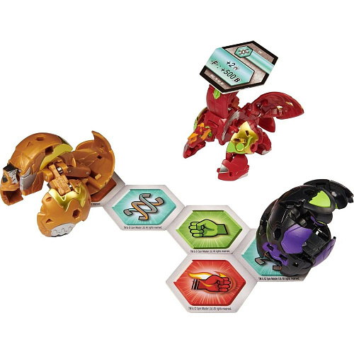 Spin Master Bakugan 6059923 Бакуган стартовый набор Слияние фракций Пегатрикс х Горин, Сезон 2