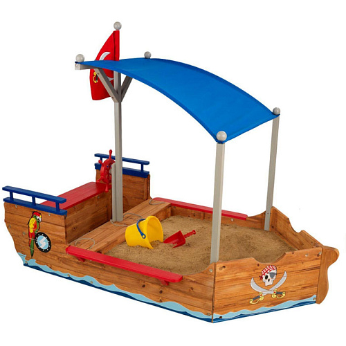 Деревянная песочница KidKraft Пиратская лодка