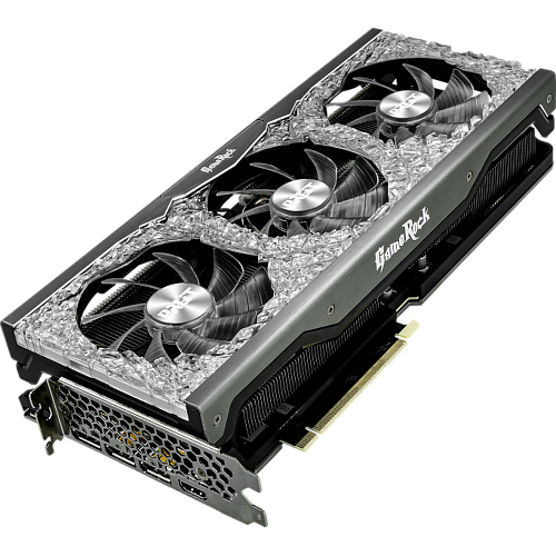 Видеокарта Palit GeForce RTX 3080 10240Mb, GameRock OC (NED3080H19IA-1020G) 1xHDMI, 3xDP, Ret