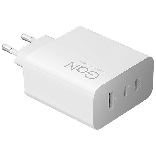 Сетевое зарядное устройство Xiaomi 90W HyperCharge Power Adapter USB + 2xType-C белое