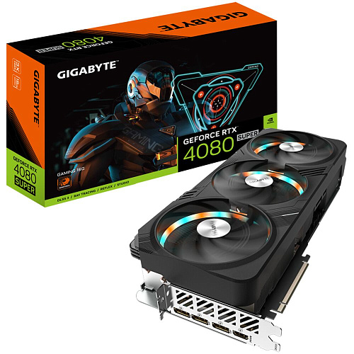 Видеокарта Gigabyte GeForce RTX 4080 Super 16384Mb, Gaming 16 Gb (GV-N408SGAMING-16GD) 1xHDMI, 3xDP, Ret