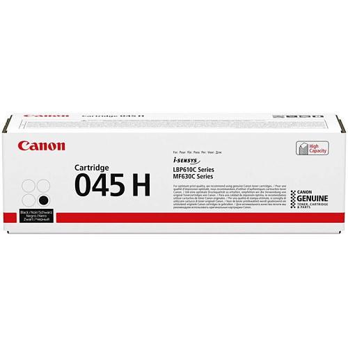 Картридж Canon 045 H BK Black  для Canon i-SENSYS MF630 (2800стр.)