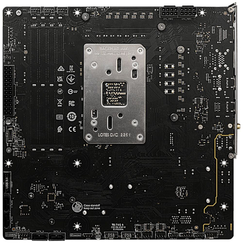Материнская плата MSI B650M Project Zero BTF Socket-AM5 AMD B650 4xDDR5, 4xSATA3, RAID, 2xM.2, 1xPCI-E16x, 5xUSB3.2, 2xUSB3.2 Type C, DP, HDMI, WiFi, 2.5Glan, mATX Ret
