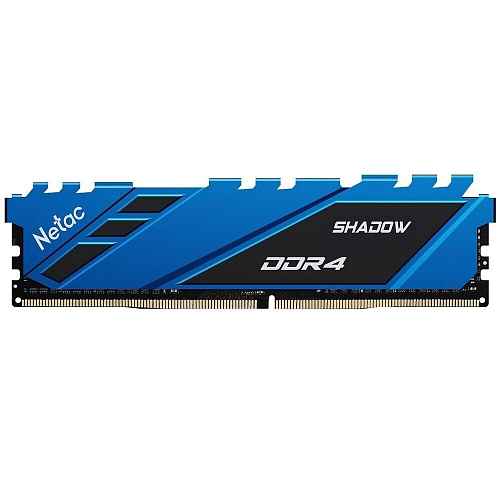 Модуль памяти DIMM 8Gb DDR4 PC28800 3600MHz Netac Shadow Blue (NTSDD4P36SP-08B)