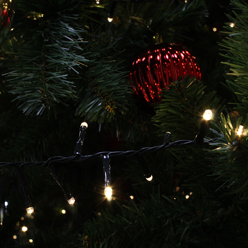 Ёлочная гирлянда Luca Lighting String Light Теплый белый свет (96 ламп, таймер, 720 см, от батареек) 83789