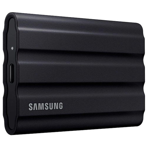 Внешний SSD-накопитель 1Tb Samsung T7 Shield MU-PE1T0S/WW (SSD) USB 3.2 Type C Черный УЦЕНКА