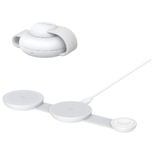 Беспроводная зарядная панель 3 в 1 Для IPhone, Apple Watch, Airpods Anker MagGo Wireless Charging Station (3-in-1, Foldable Pad) White