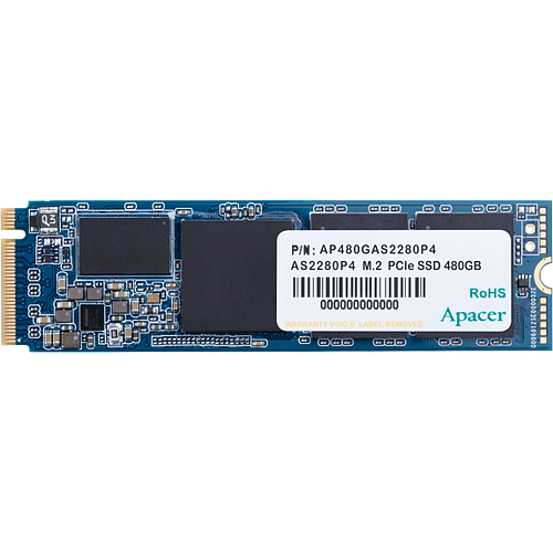 Внутренний SSD-накопитель 256Gb Apacer AS2280P4 Client AP256GAS2280P4-1 M.2 2280 PCIe NVMe 3.0 x4