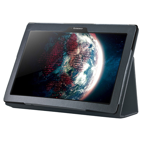 Чехол для Lenovo Tab 2 A10-30 X30, IT BAGGAGE, эко кожа, черный