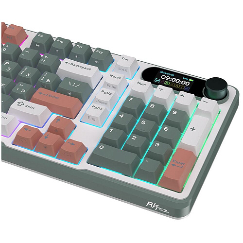 Клавиатура беспроводная Royal Kludge RK-S98 Wireless (RK Brown Switch) RGB (русская раскладка) Camping