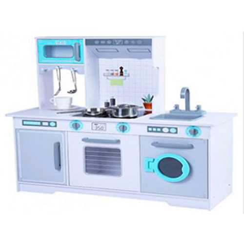 Кухня Edufun деревянная, с аксессуарами (96 см) EF7258