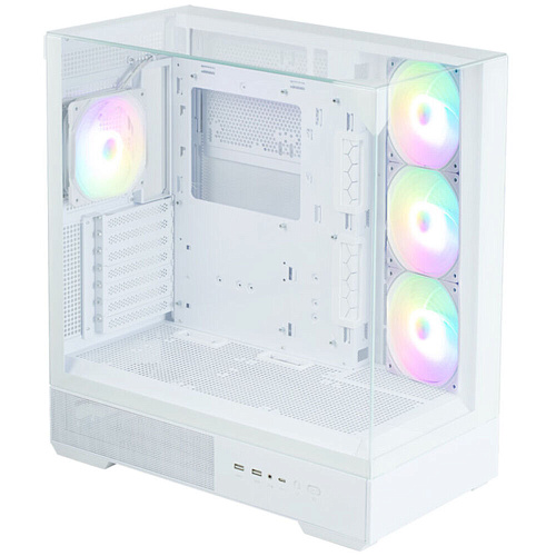 Корпус ATX Miditower Zalman P40 Prism Plus White УЦЕНКА