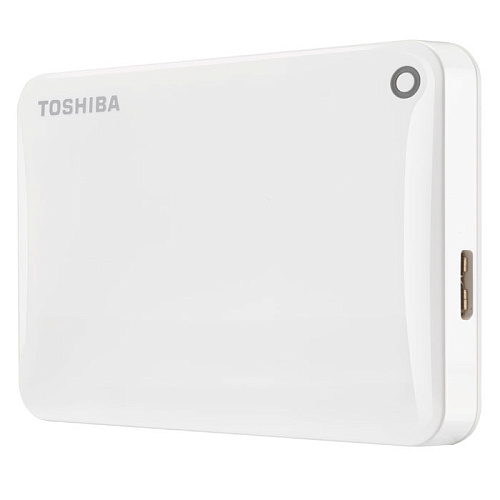 Внешний жесткий диск 2.5" 3000Gb Toshiba HDTC830EW3CA 5400rpm USB3.0 Canvio Connect II белый