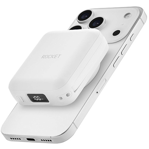 Внешний аккумулятор Rocket Joy MagSafe 10000mAh White
