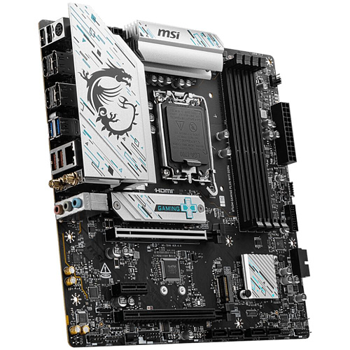 Материнская плата MSI B760M Gaming Plus WiFi DDR4 B760 Socket-1700 4xDDR4, 4xSATA3, RAID, 2xM.2, 2xPCI-E16x, 4xUSB3.2, DP, HDMI, WiFi 2.5Glan, mATX