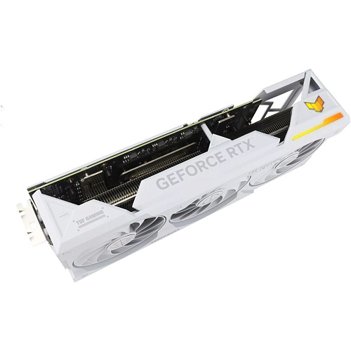 Видеокарта ASUS GeForce RTX 4070 Ti Super 16384Mb, TUF Gaming BTF White 16G (TUF-RTX4070TIS-16G-BTF-White) 2xHDMI, 3xDP, Ret