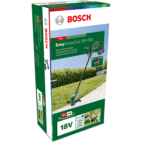 Аккумуляторный триммер Bosch EasyGrassCut 18V-260 06008C1C05