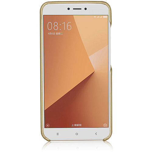 Чехол для Xiaomi Redmi Note 5A/5A Prime G-Case Slim Premium, накладка, золотистый