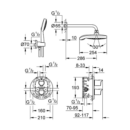 Grohe Grohtherm 2000 New 34283001