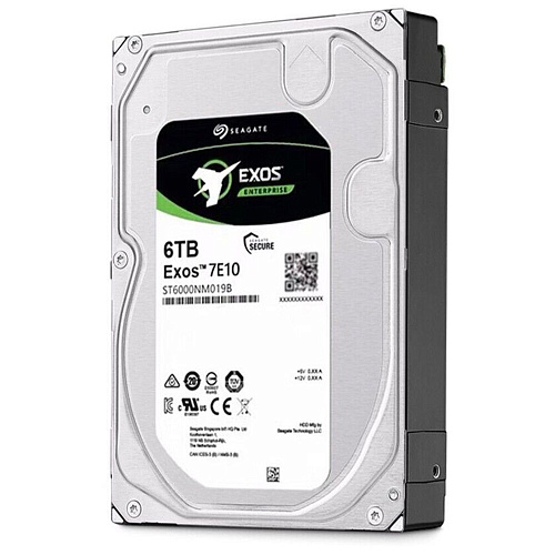 Внутренний жесткий диск 3,5" 6Tb Seagate (ST6000NM019B) 256Mb 7200rpm SATA3 Exos 7E10 HDD
