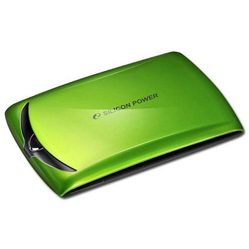 Внешний жесткий диск 2.5" 500Gb Silicon Power SP500GBPHDS10S3N USB3.0 Stream S10 Green