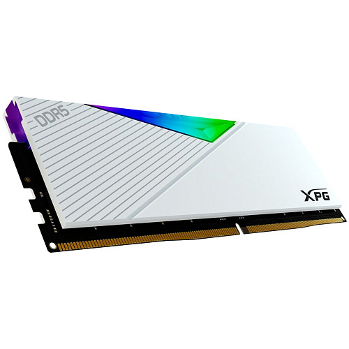 Модуль памяти DIMM 16Gb DDR5 PC48000 6000MHz ADATA Lancer RGB White (AX5U6000C3016G-DCLARWH)