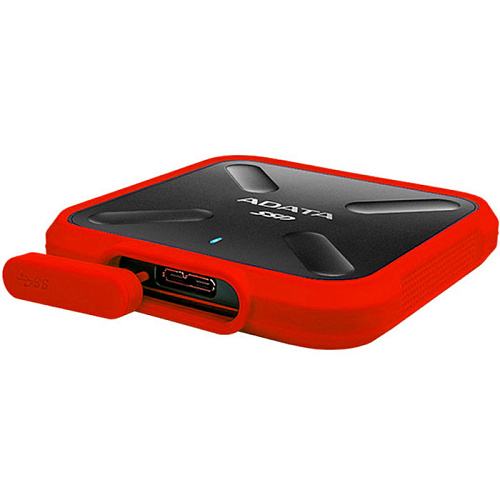 Внешний SSD-накопитель 1.8" 1000Gb A-DATA SD700 ASD700X-1TU3-CRD (SSD) USB 3.1 красно черный