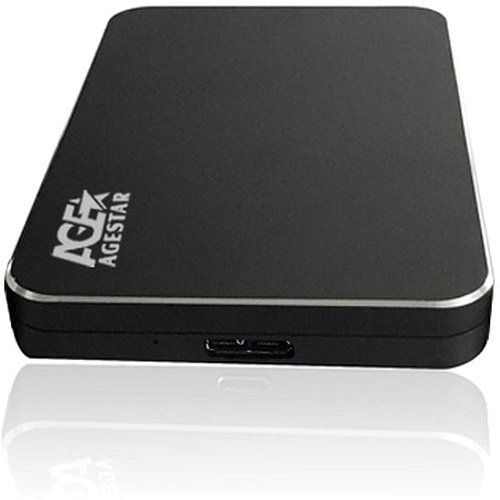 Корпус 2.5" AgeStar 31UB2A18 SATA, USB3.1 MicroB Черный