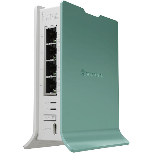 Беспроводной маршрутизатор MikroTik hAP AX  lite L41G-2axD Wi-Fi 6 AX600 4xLAN