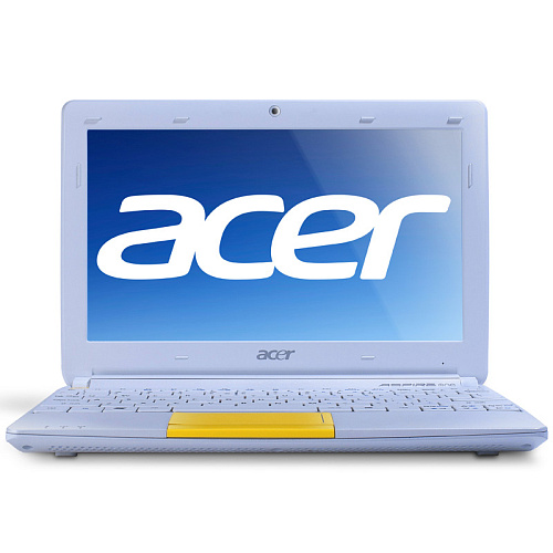 Нетбук Acer Aspire One D AOHAPPY2-N578Qyy Atom-N570/2Gb/320Gb/10"/Cam/WiFi/BT/W7ST 32/Cream Banana Yellow