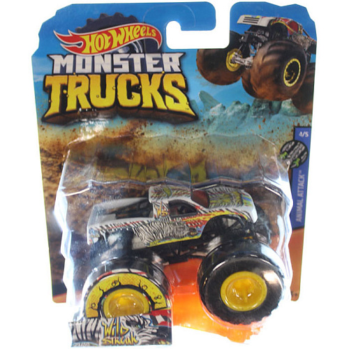 Mattel Hot Wheels Базовый Монстр трак 1:64 FYJ44/GBT53 Wild Streak (29/50)
