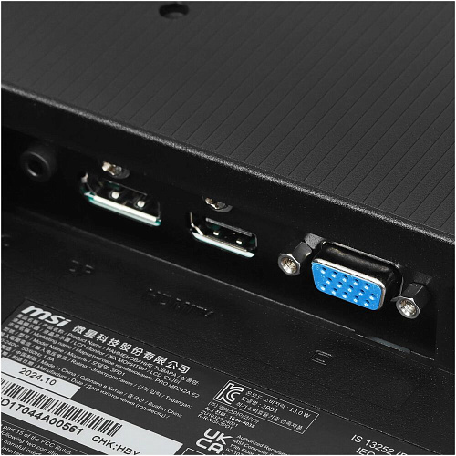 Монитор 24" MSI PRO MP242A E2 IPS 1920x1080 1ms HDMI, DisplayPort, VGA