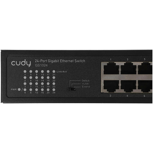 Коммутатор Cudy GS1024 (L2) неуправляемый 24 портов 10/100/1000Мбит/с