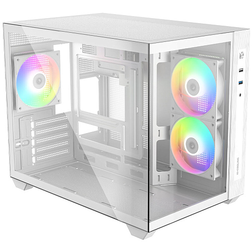 Корпус MicroATX Miditower ID-Cooling View 500 ARGB Wh White