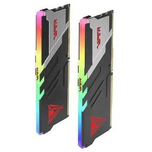 Модуль памяти DIMM 32Gb 2х16Gb DDR5 PC57600 7200MHz Patriot Memory Venom RGB Black (PVVR532G720C34K)