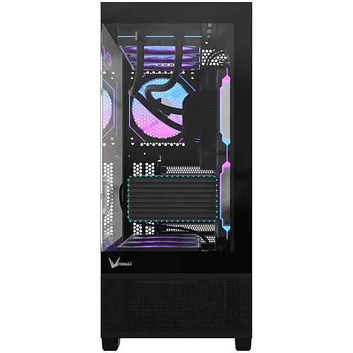 Корпус ATX Miditower Formula Crystal E1 Floe Black