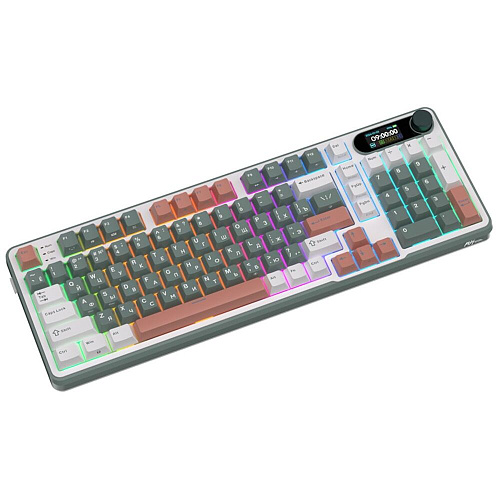 Клавиатура беспроводная Royal Kludge RK-S98 Wireless (RK Brown Switch) RGB (русская раскладка) Camping