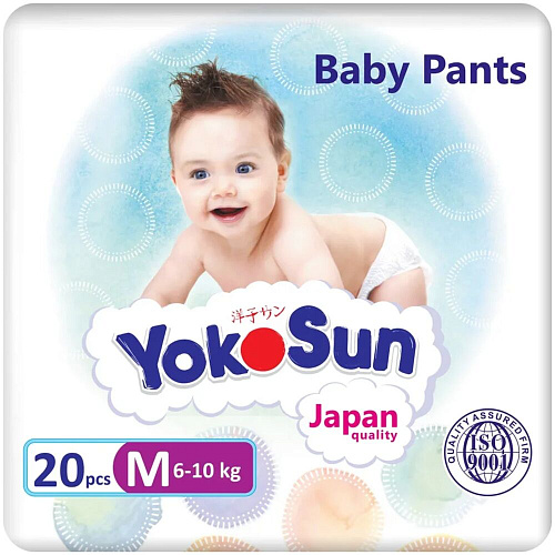 YokoSun Трусики Comfort, M (6-10 кг.), 20 шт.