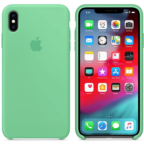 Чехол для Apple iPhone Xs Max Silicone Case Spearmint
