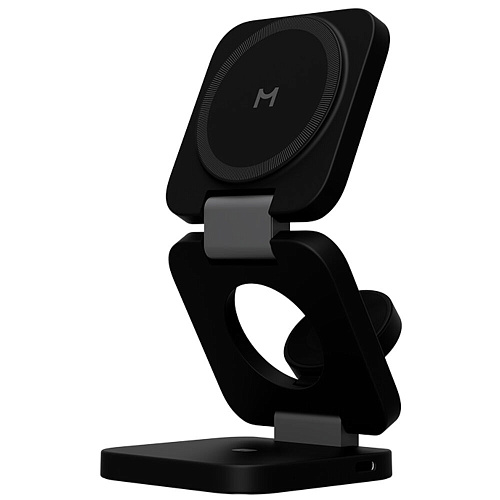 Беспроводная зарядная панель 3 в 1 Для IPhone, Apple Watch, Airpods Magssory Flex WCH013 22W Black