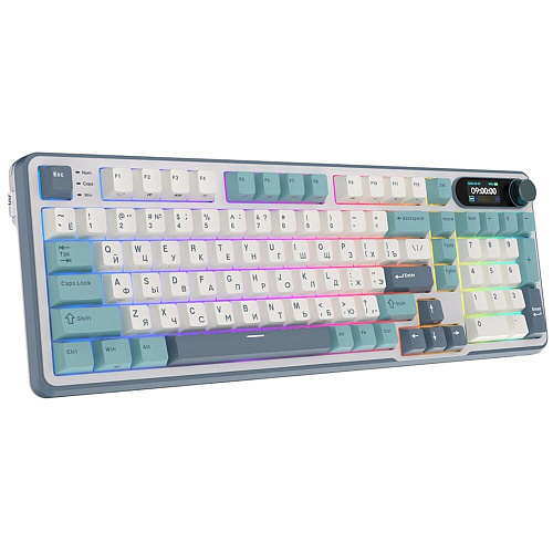 Клавиатура беспроводная Royal Kludge RK-S98 Wireless (RK Brown Switch) RGB (русская раскладка) Light Cloud