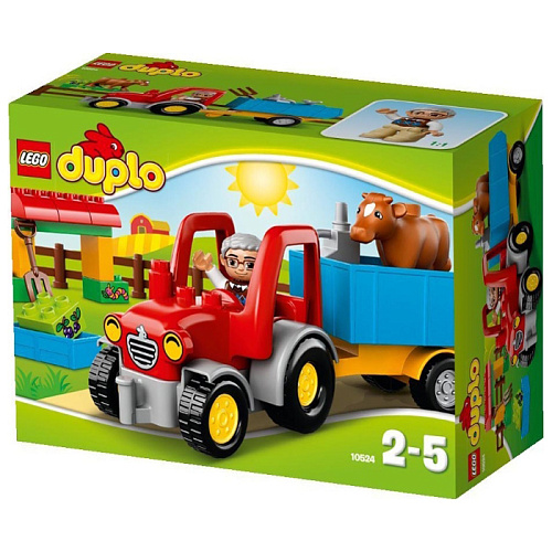 LEGO DUPLO Сельскохозяйственный трактор 10524