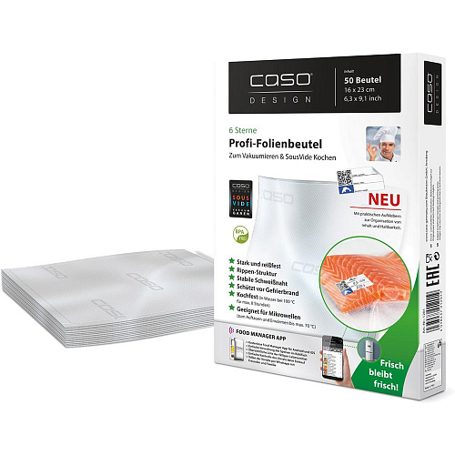 Пакеты для вакуумного упаковщика Caso VC 16*23