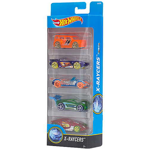 Mattel Hot Wheels 1806/FKT65 Подарочный набор из 5 машинок (X-Raycers)